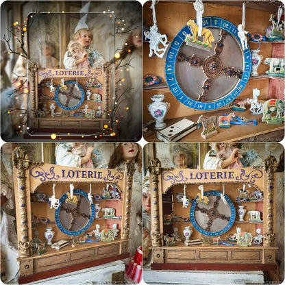 19th C. French Lotterie Toy