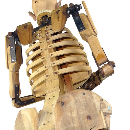 19th Century Artist Lay Figure Skeleton