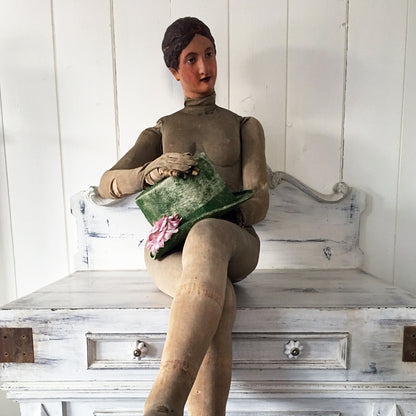 1860s French Articulated Artist Lay Figure Mannequin