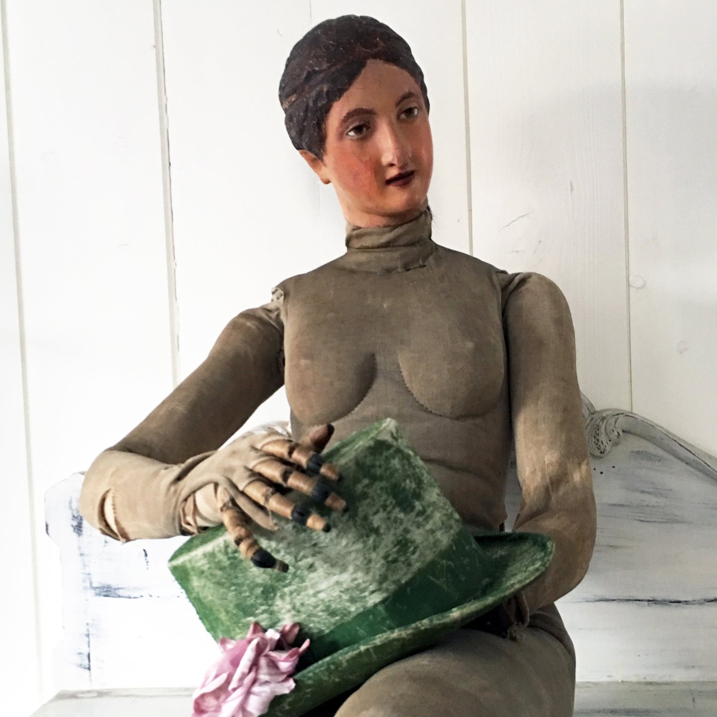 1860s French Articulated Artist Lay Figure Mannequin