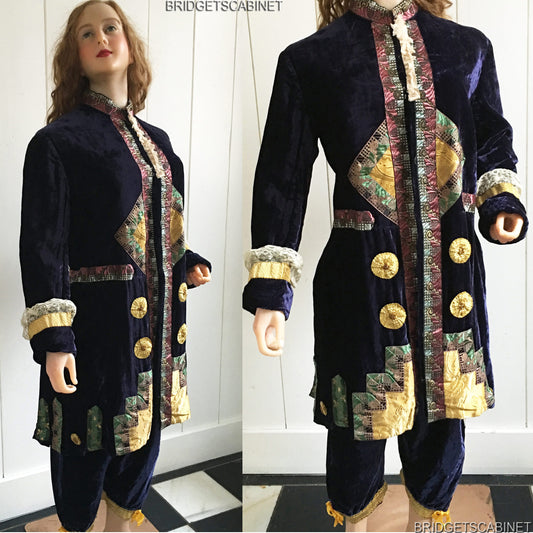 1920s Flapper Coat Trouser Set
