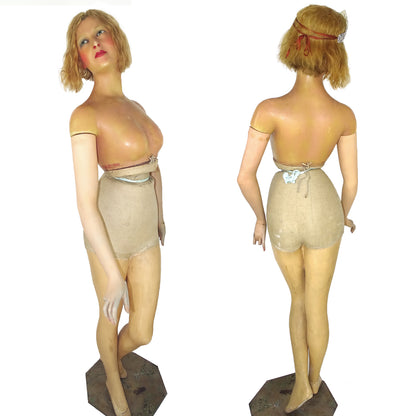 1920 P. Imans Full Size Wax Mannequin