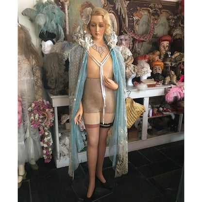 1900s French Full-Size Wax Mannequin