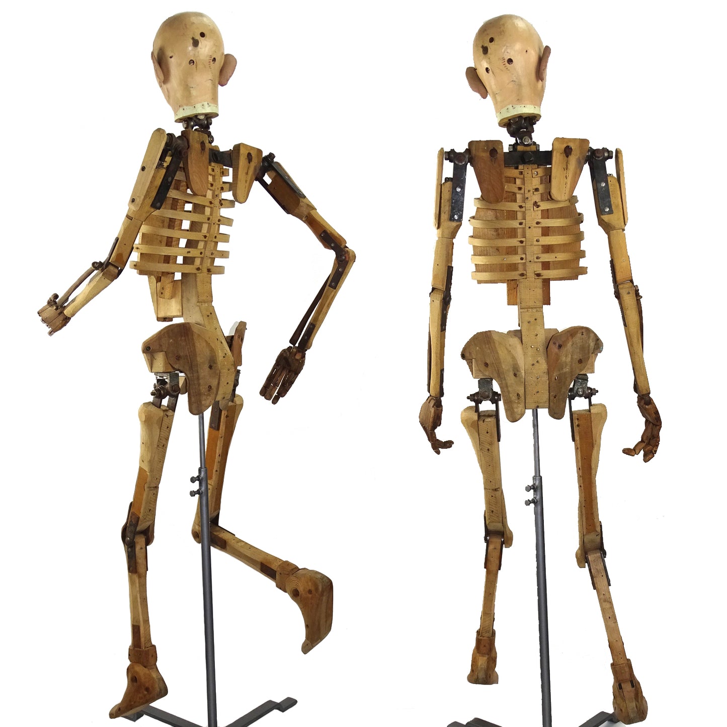 19th Century Artist Lay Figure Skeleton