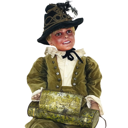1900s Wax Victorian Boy Doll