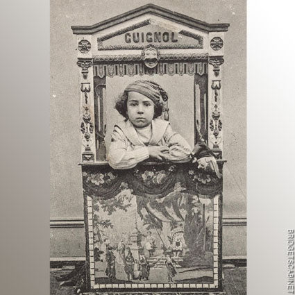 Guignol Puppet Theater with 4 Puppets