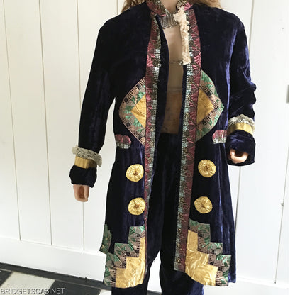 1920s Flapper Coat Trouser Set
