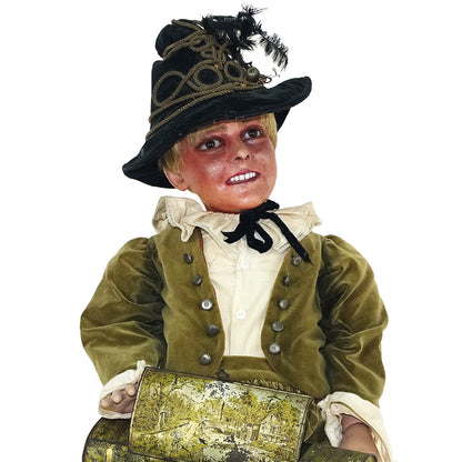 1900s Wax Victorian Boy Doll