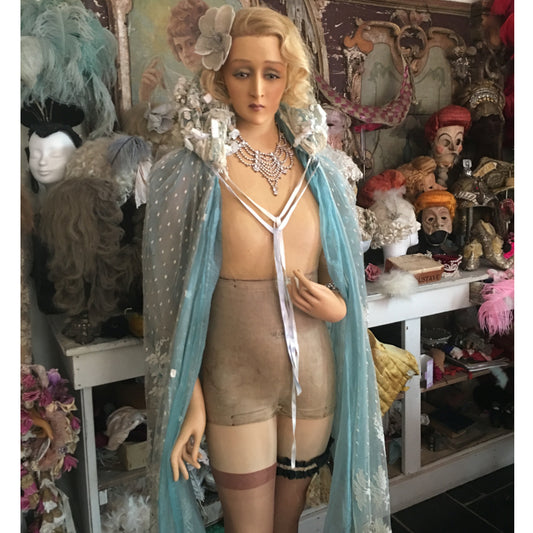 1900s French Full-Size Wax Mannequin