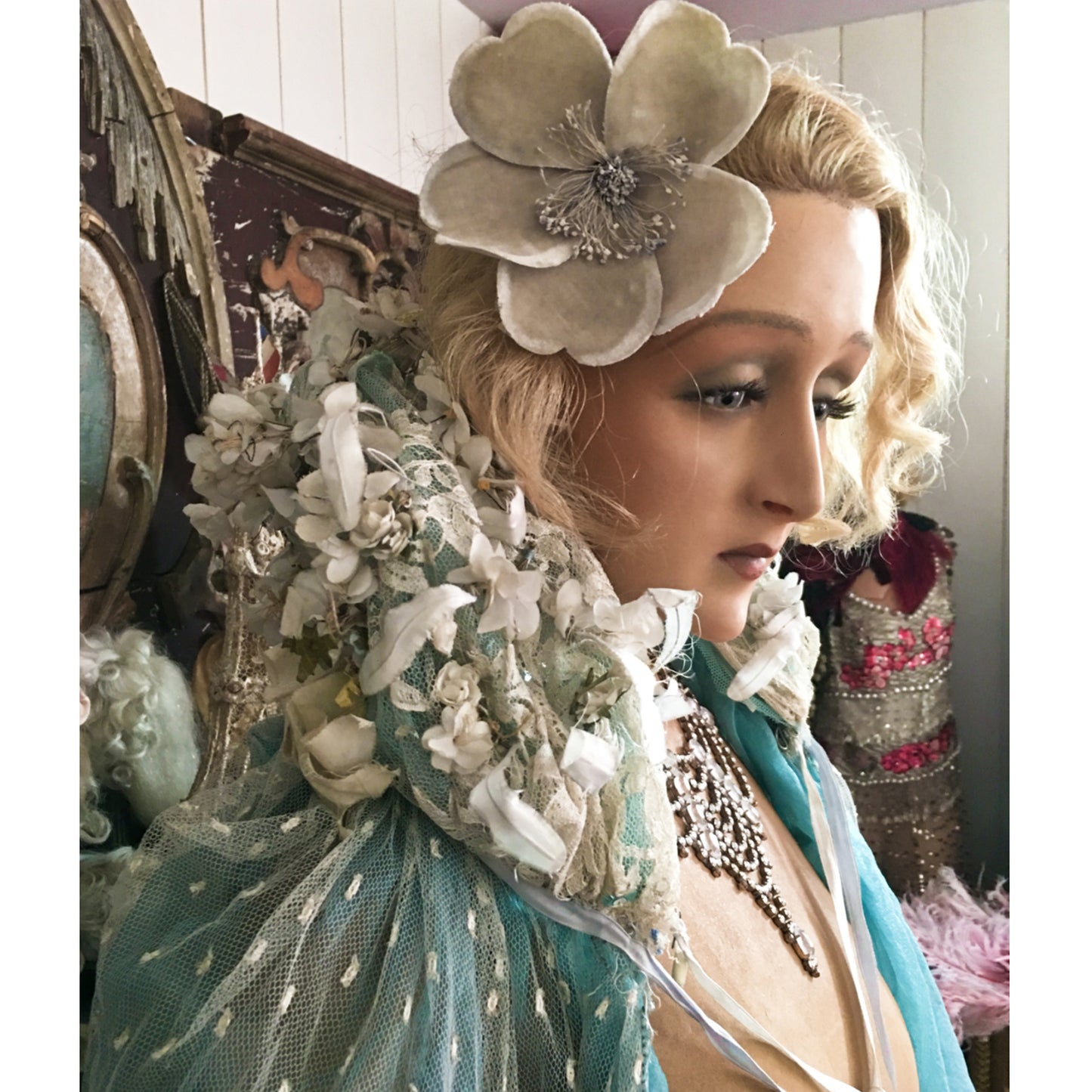 1900s French Full-Size Wax Mannequin