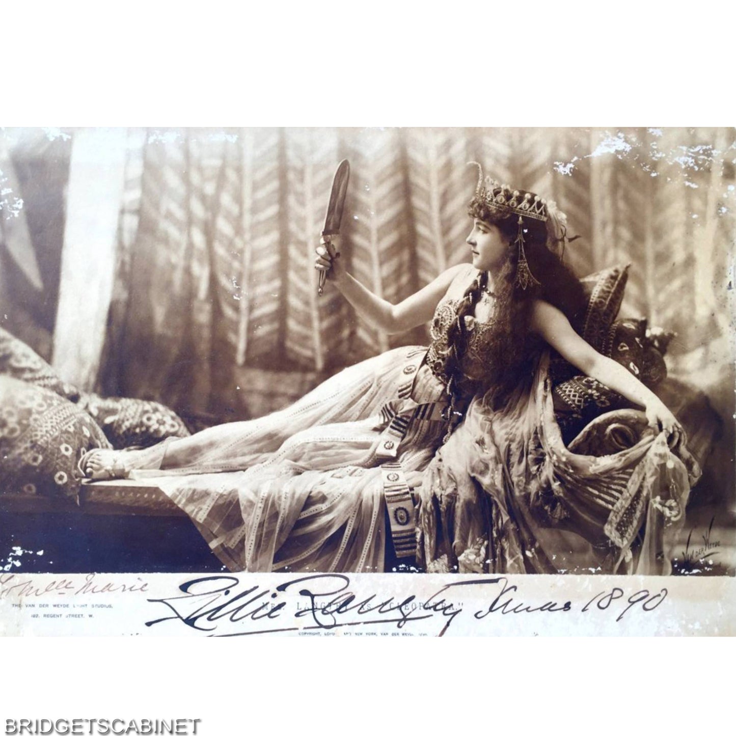 1890s Stage Costume worn Bu Lillie Langtry