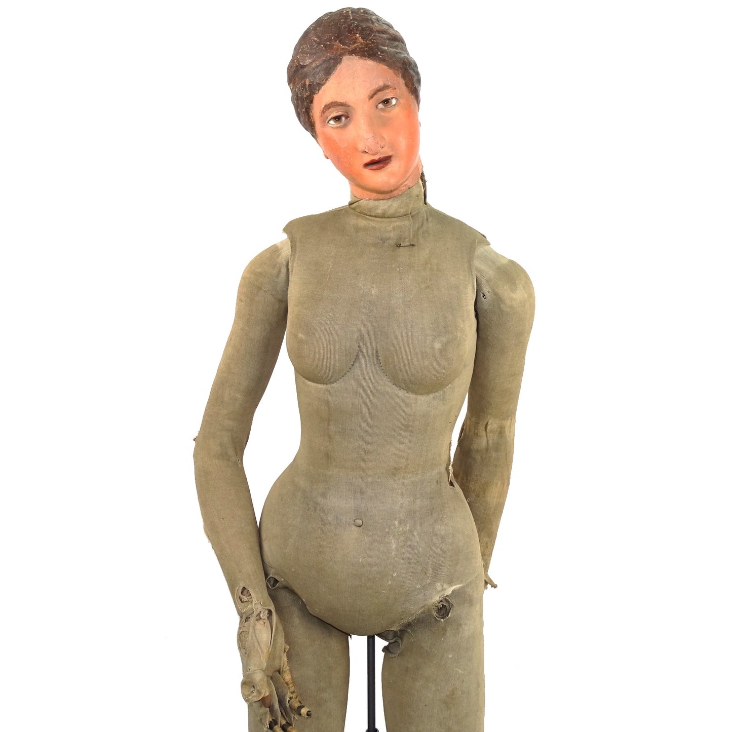 1860s French Articulated Artist Lay Figure Mannequin