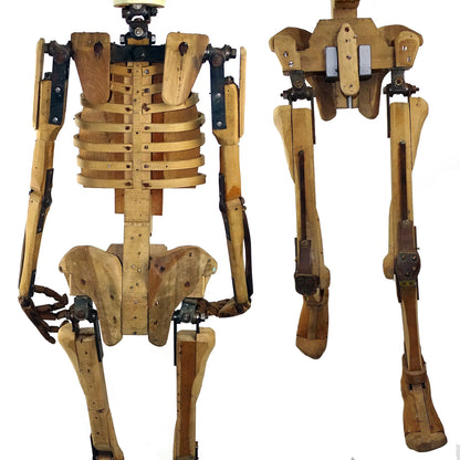 19th Century Artist Lay Figure Skeleton