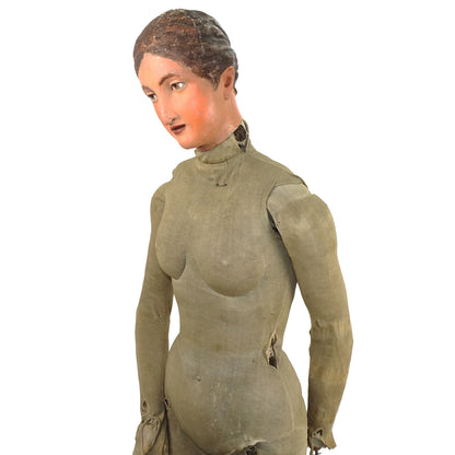 1860s French Articulated Artist Lay Figure Mannequin