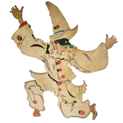 Set of 3 Commedial Del Arte Figures