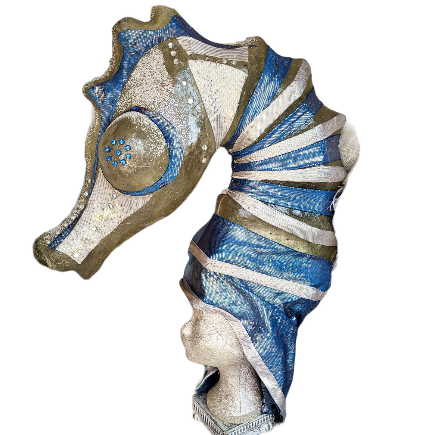 Vintage Seahorse Stage Costume Headdress