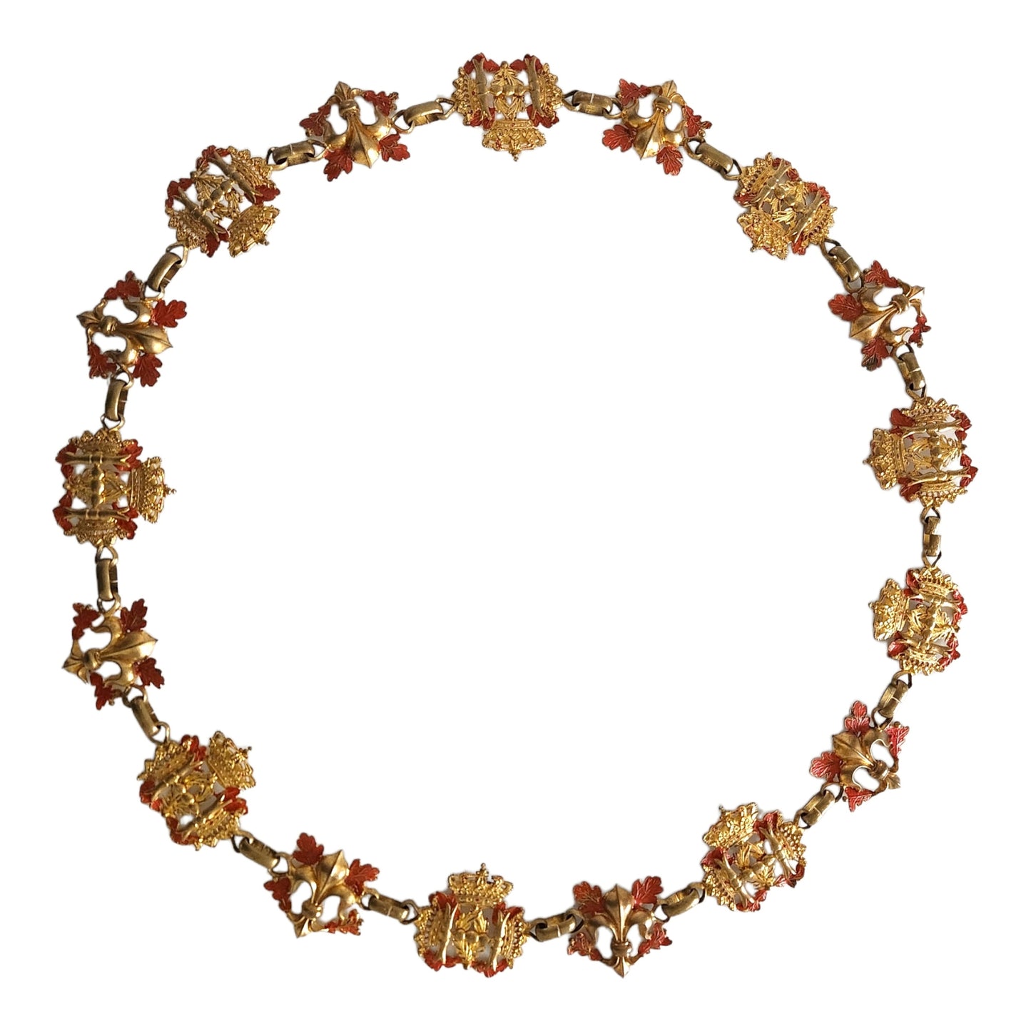 Antique French Necklace Belt Burlesque