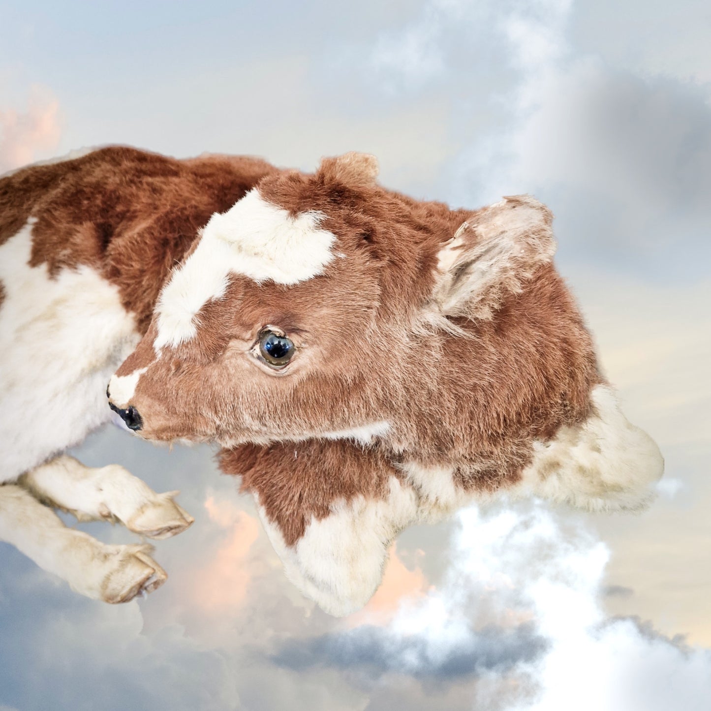 Antique Taxidermy Calf
