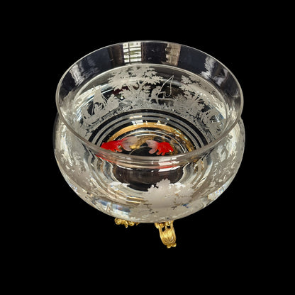 Rare Antique Baccarat Crystal Aquarium