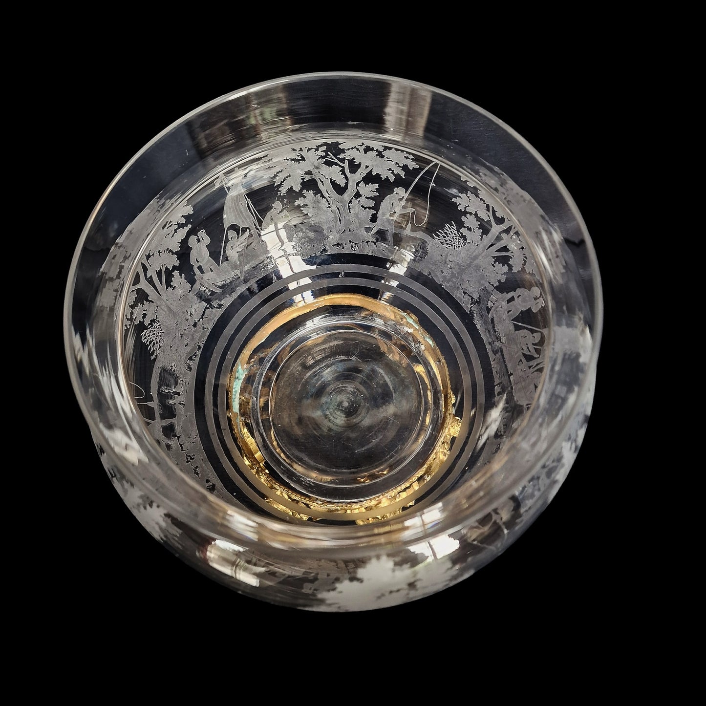 Rare Antique Baccarat Crystal Aquarium