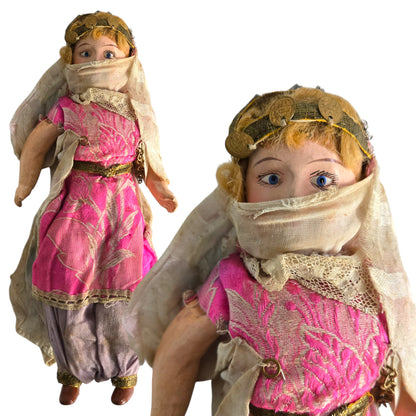 Antique Oriental Belly Dancer Doll