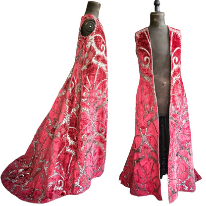 1800s Theater Opera Cape Costume