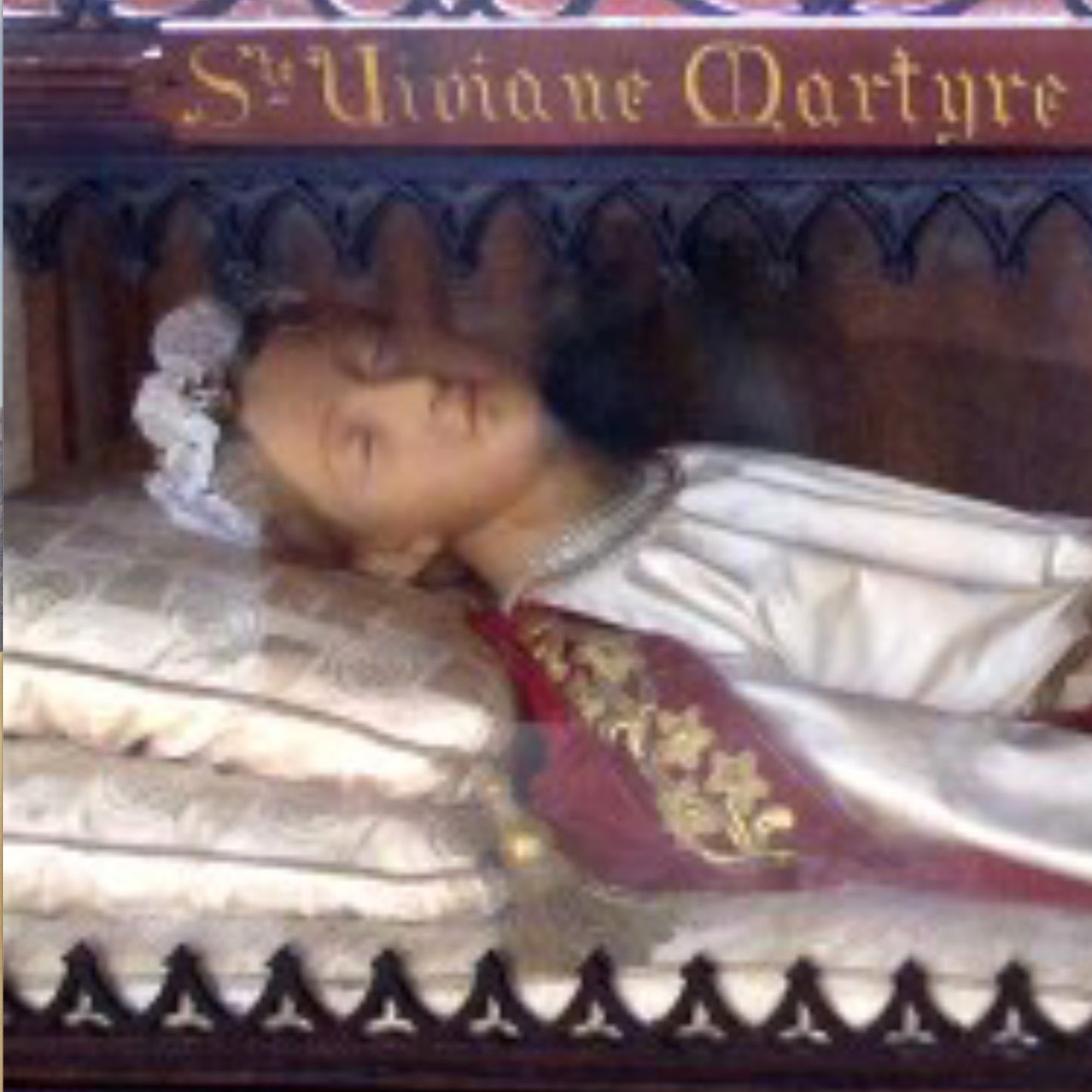 19th Century Santos Wax Relik Head