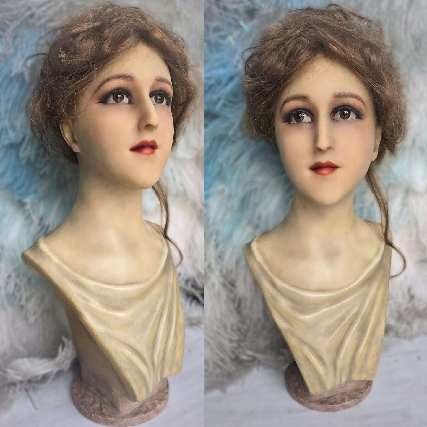 1920s French Wax Bust Counter top