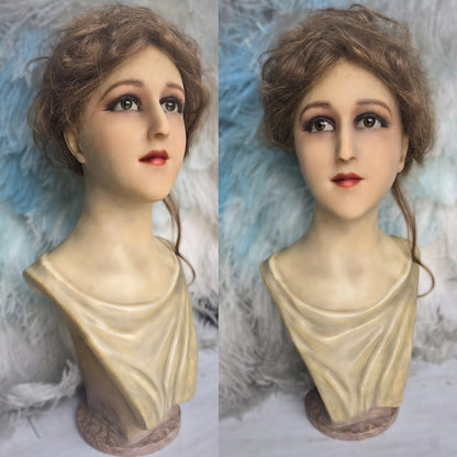 1920s French Wax Bust Counter top