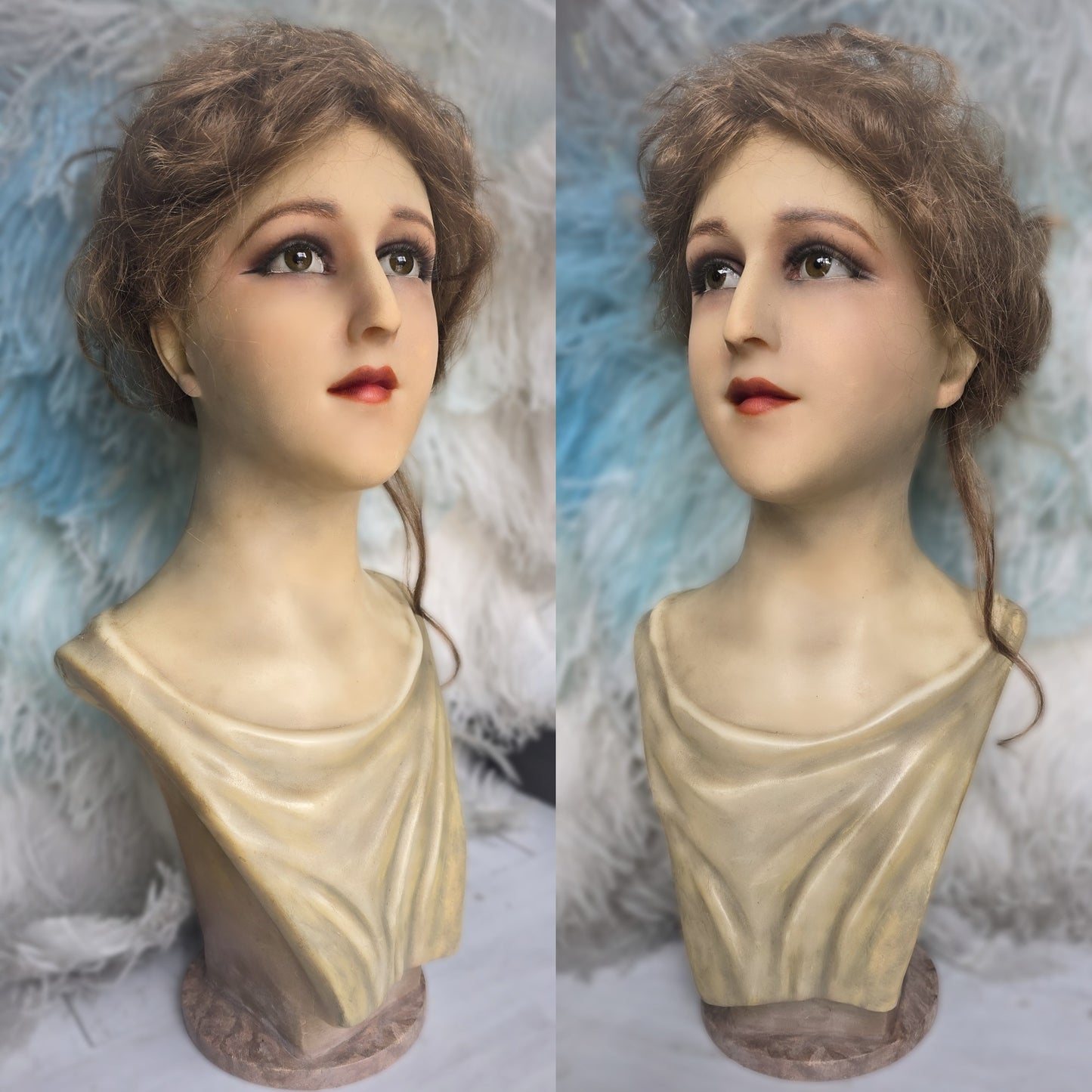 1920s French Wax Bust Counter top
