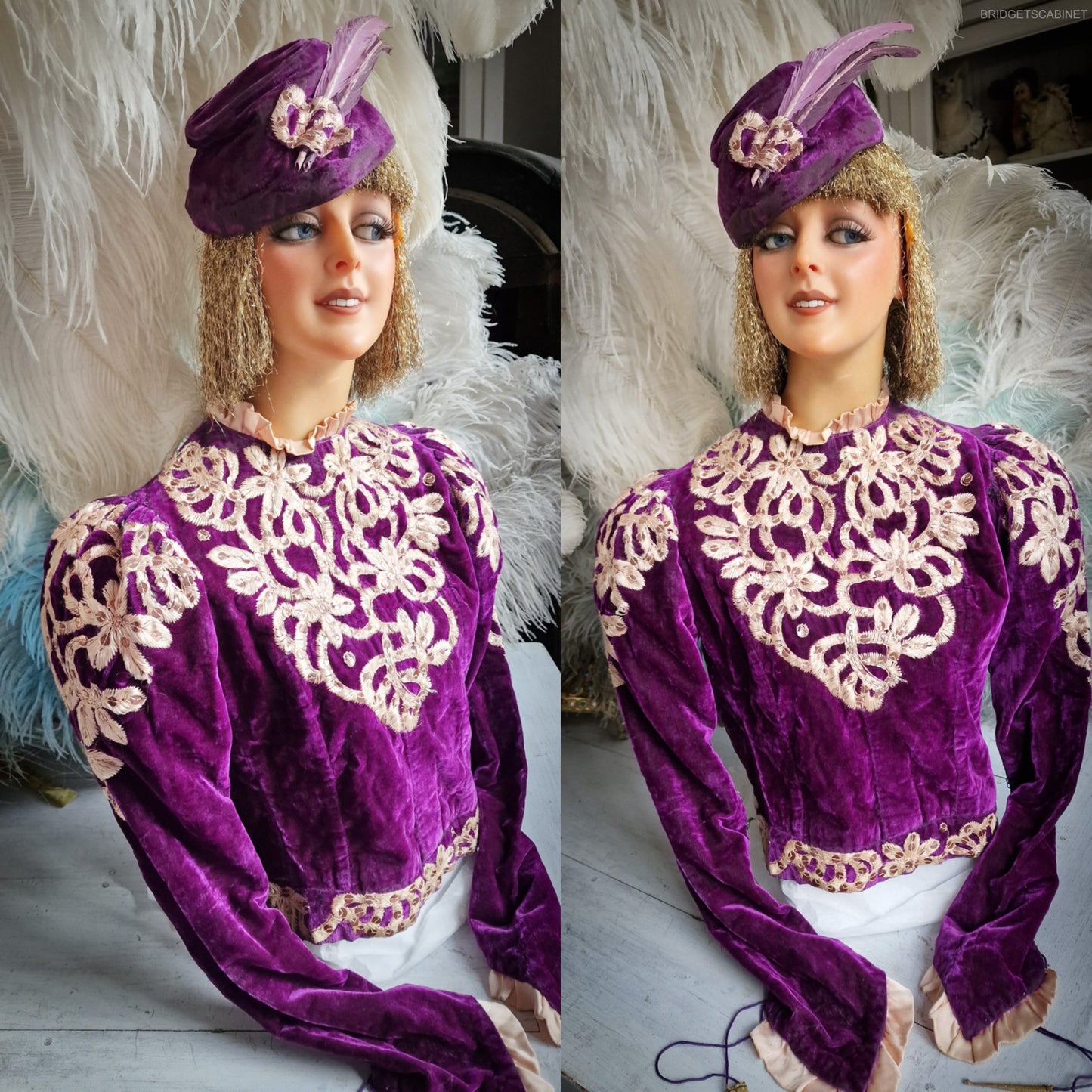 Victorian Stage Costume Bodice Hat