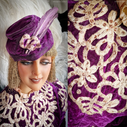 Victorian Stage Costume Bodice Hat