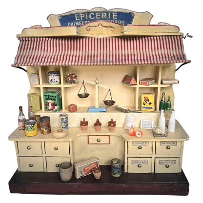 Charming French Toy Grocery Store (Épicerie), circa 1900–1920s