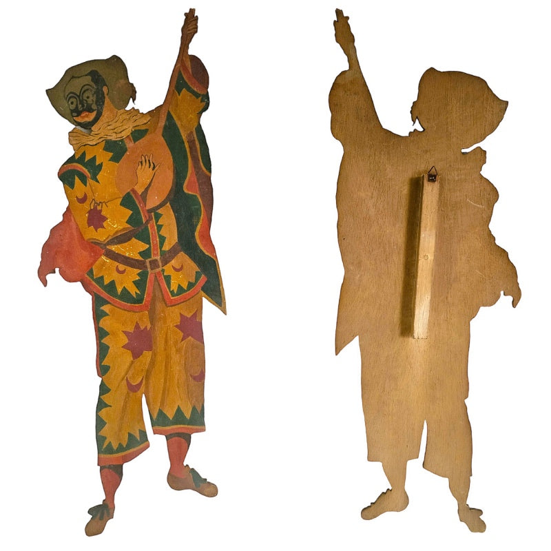 Set of 3 Commedial Del Arte Figures