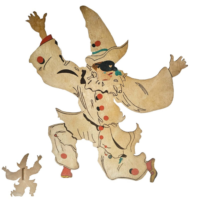 Set of 3 Commedial Del Arte Figures