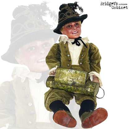 1900s Wax Victorian Boy Doll