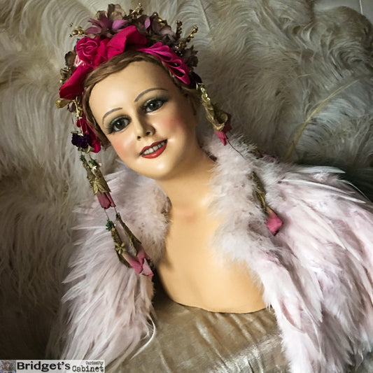1920 Wax Child Bust