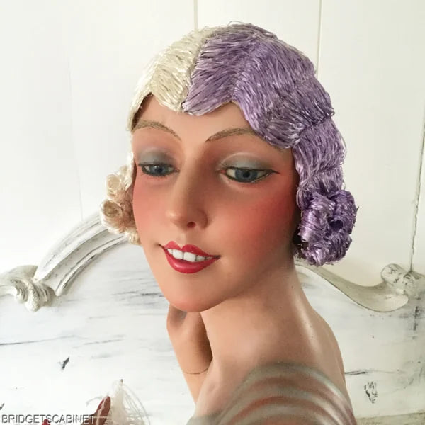 1920s 2- Colored Flapper Wig
