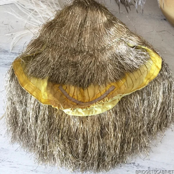 1920s Gold Bullion Evening Flapper Wig