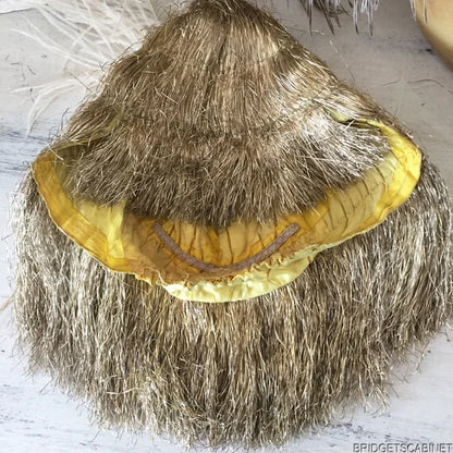 1920s Gold Bullion Evening Flapper Wig