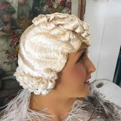 1920s Curly Flapper Wig