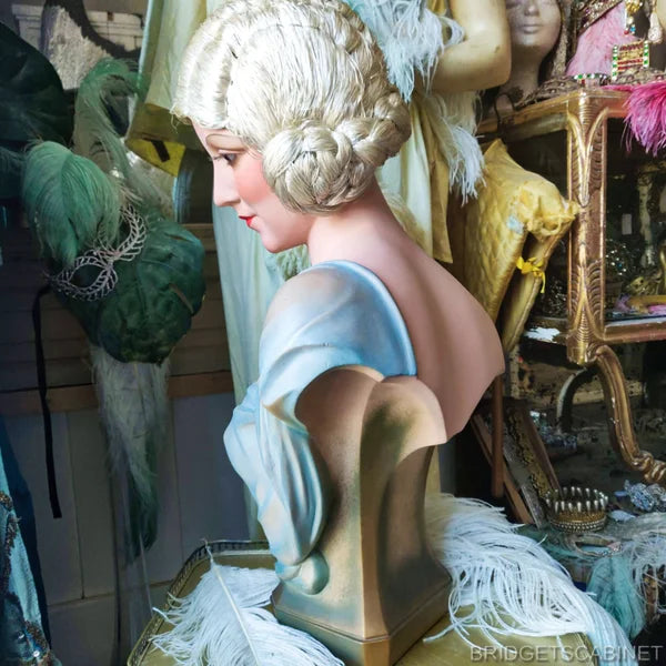 1920s Wax Flapper Bust