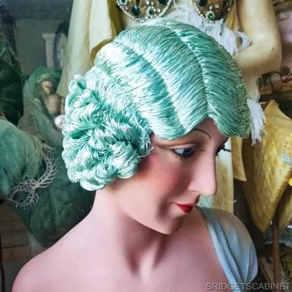 1920s Wax Flapper Bust