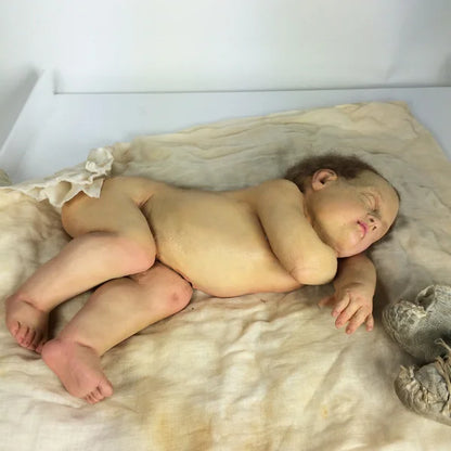 1850s Rare Post Mortem Wax Baby Mannequin