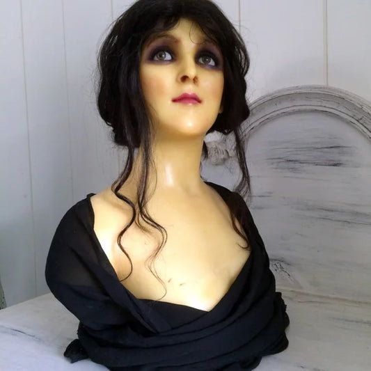 1920s P. Imans Wax Bust Verviers