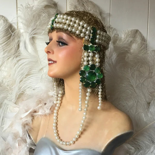 1900s Spanis Glas Bulb Stage Headdress