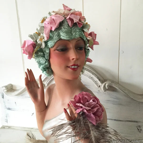 1920s Flower Flapper Wig