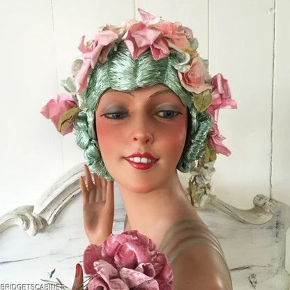 1920s Flower Flapper Wig