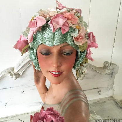 1920s Flower Flapper Wig