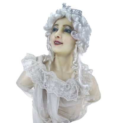 Antique Wax Bust French